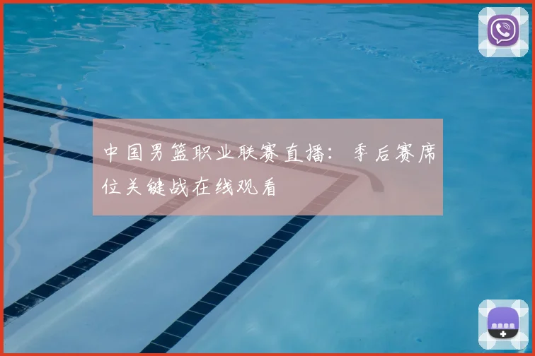 中国男篮职业联赛直播:季后赛席位关键战在线观看